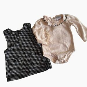 Nicole Miller Black and White Matching Set